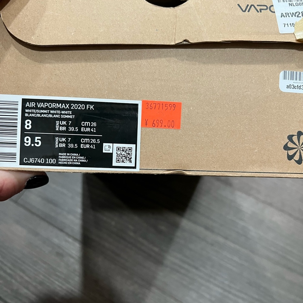 Nike air vapor max